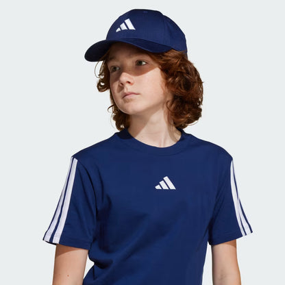 Adidas Kid's 3-Stripes Dark Blue Tee