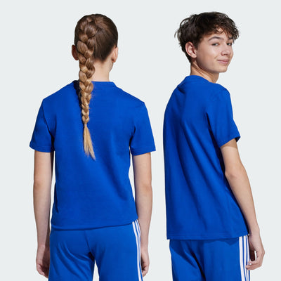 ADIDAS KID'S ESSENTIALS BIG LOGO ROYAL BLUE TEE