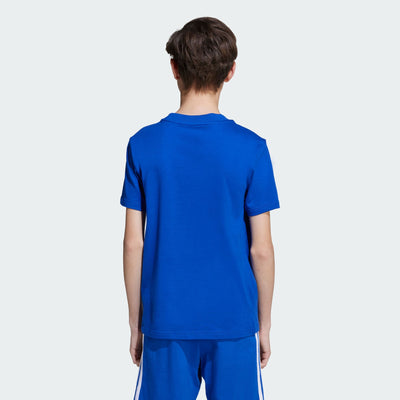 ADIDAS KID'S ESSENTIALS BIG LOGO ROYAL BLUE TEE
