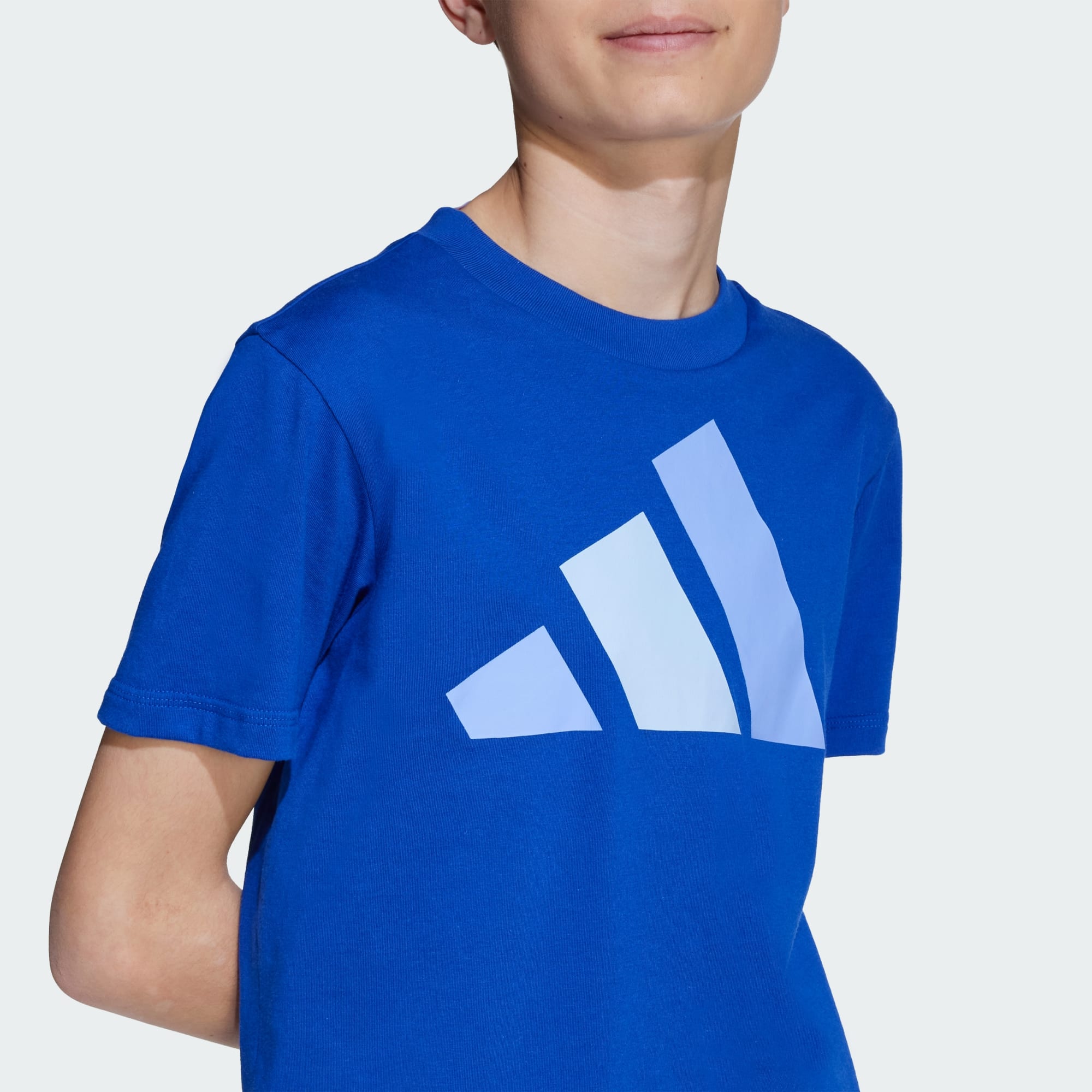 ADIDAS KID'S ESSENTIALS BIG LOGO ROYAL BLUE TEE