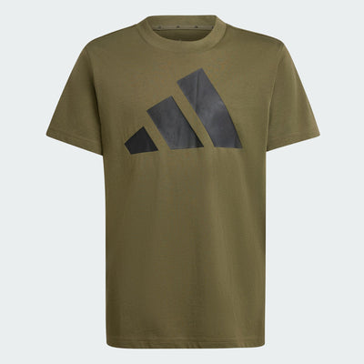 Adidas Kid's Big Logo Olive Tee