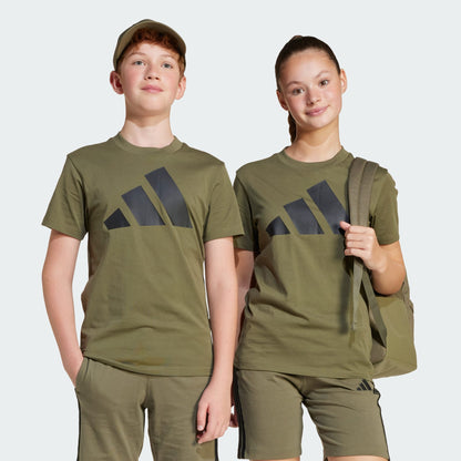 Adidas Kid's Big Logo Olive Tee