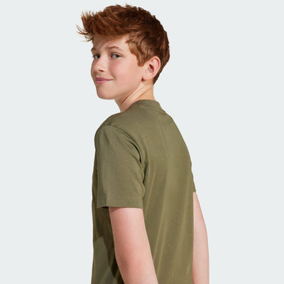 Adidas Kid's Big Logo Olive Tee