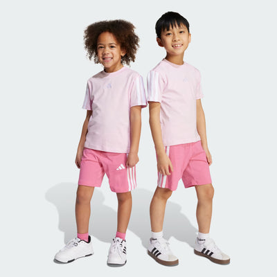 Adidas Kid's Essentials 3-Stripes Pink Set