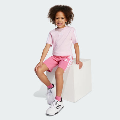 Adidas Kid's Essentials 3-Stripes Pink Set