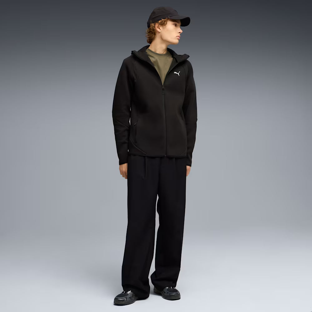 Puma Men's Evostripe Full-Zip Black Hoodie