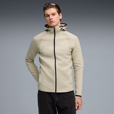 Puma Men's Evostripe Full-Zip Grey Hoodie