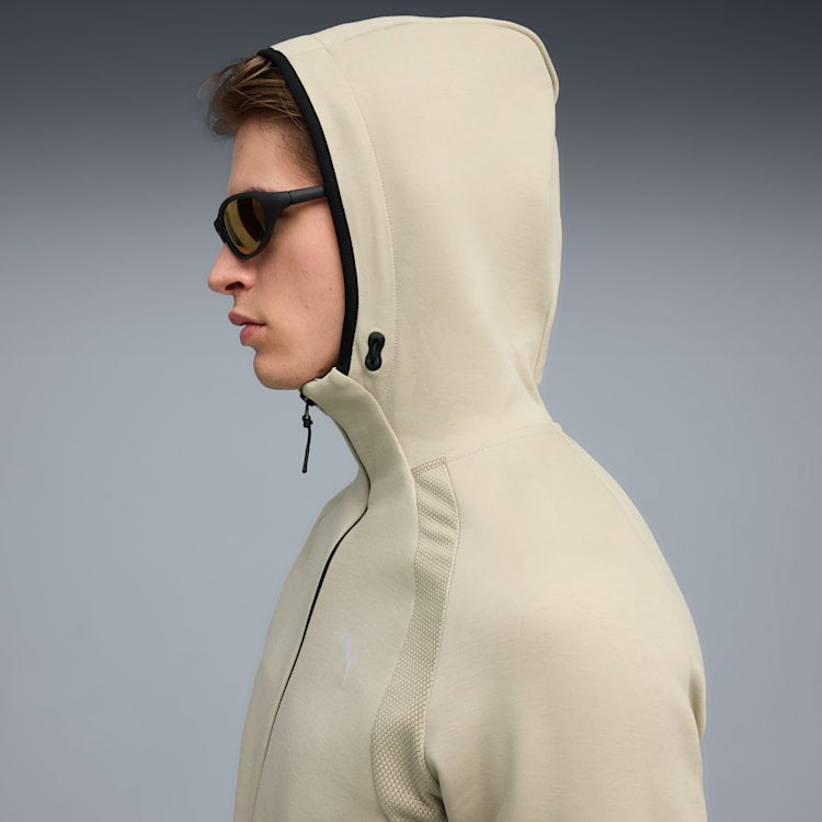 Puma Men's Evostripe Full-Zip Grey Hoodie