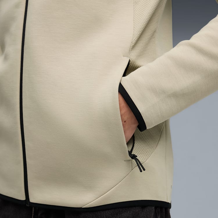 Puma Men's Evostripe Full-Zip Grey Hoodie