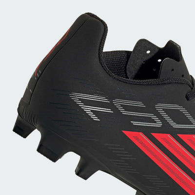 Adidas Kid's F50 Club Fg/Mg Black/Red Football Boots