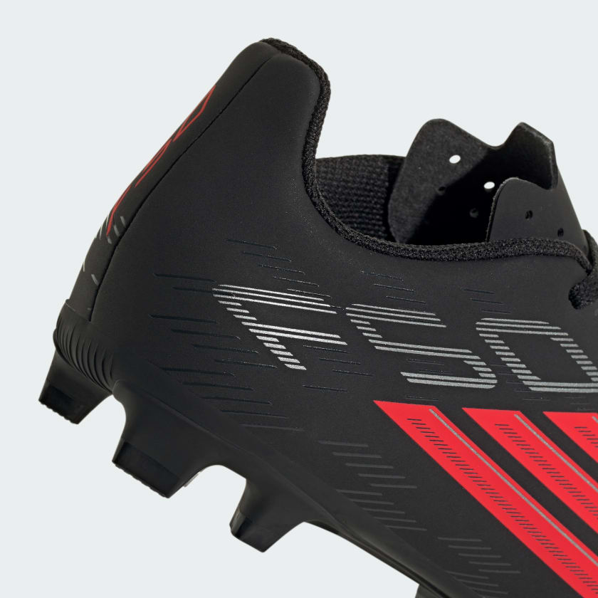 Adidas Kid's F50 Club Fg/Mg Black/Red Football Boots