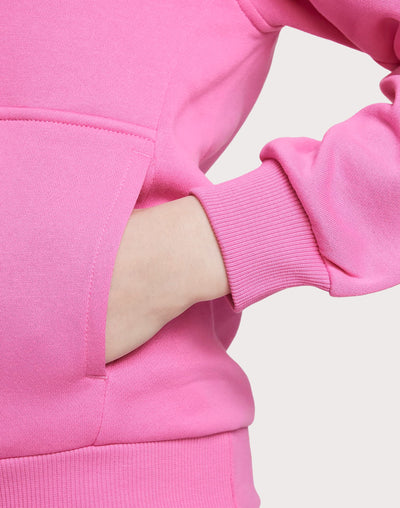 NIKE KID'S NSW CLUB FLEECE PINK HOODIE