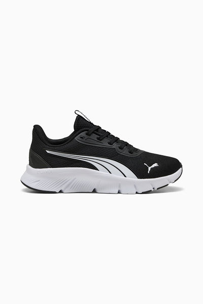 Puma Kid's Flex Focus Black/White Running Shoes