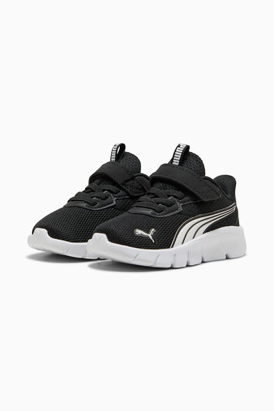 Puma Kid's Flex Focus Black/White Running Shoes