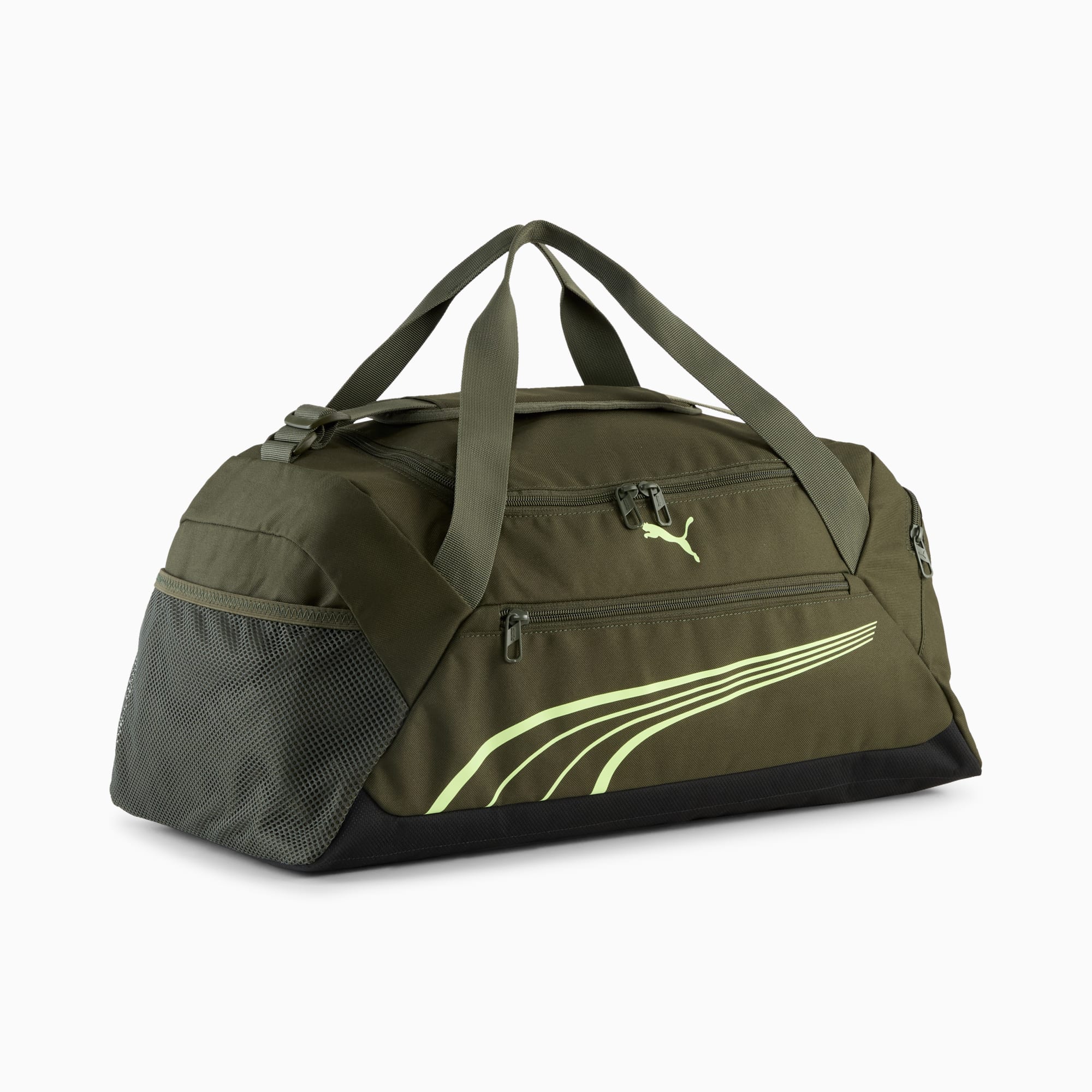 Puma Fundamental Small 34l Grip Dark Olive Duffle Bags