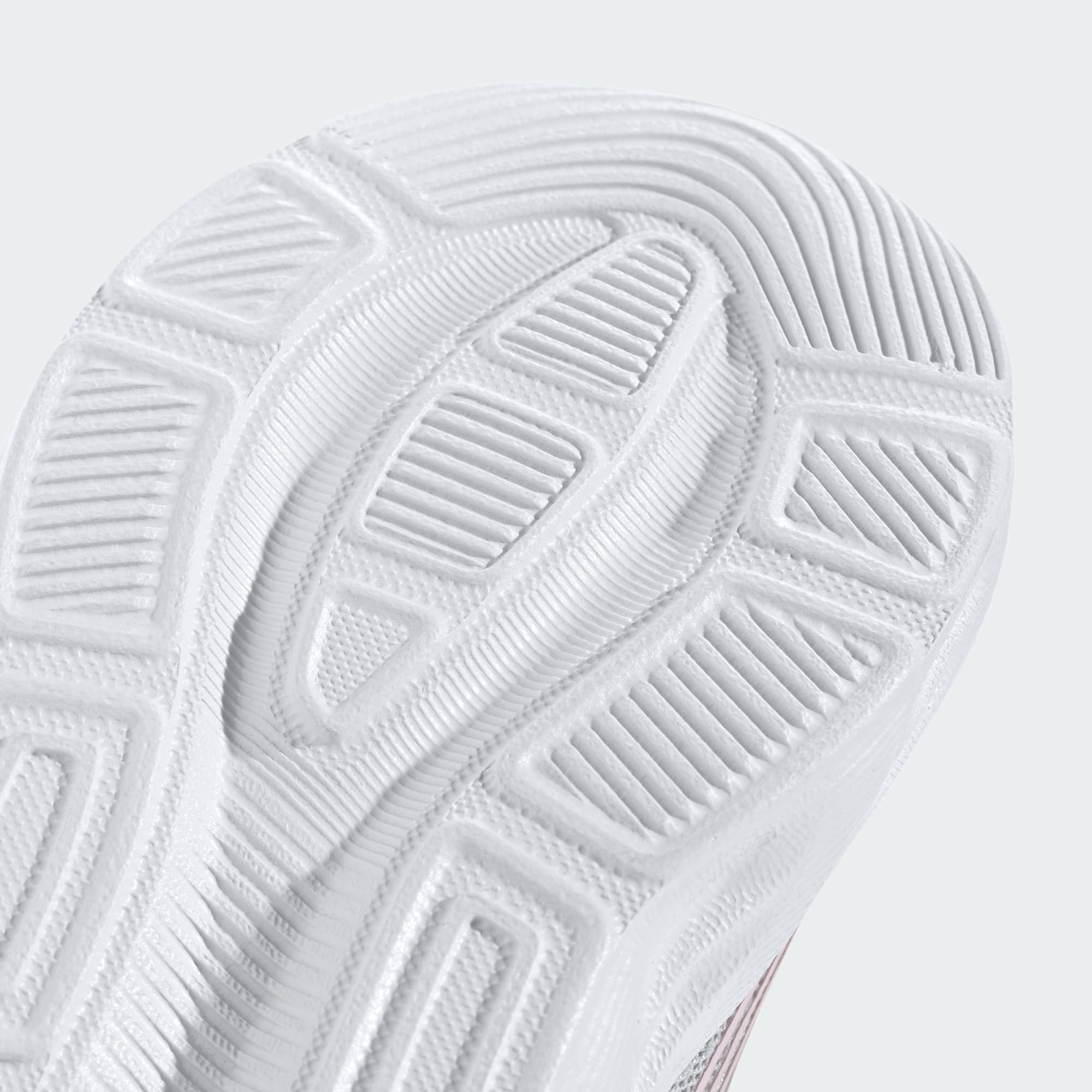 ADIDAS KID'S GALAXY 8 GREY/PINK RUNNING SHOES
