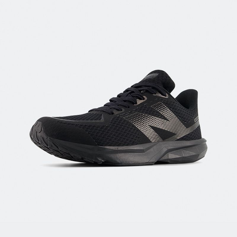 New Balance Kid's Flash V7 Triple Black Running Shoes