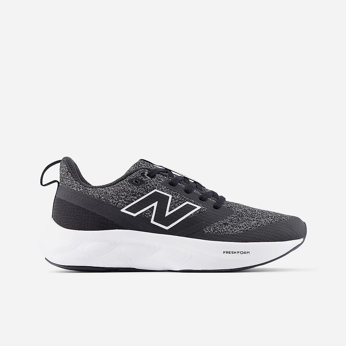 New Balance Kid's Fresh Foam 625 Black/White Running Shoes
