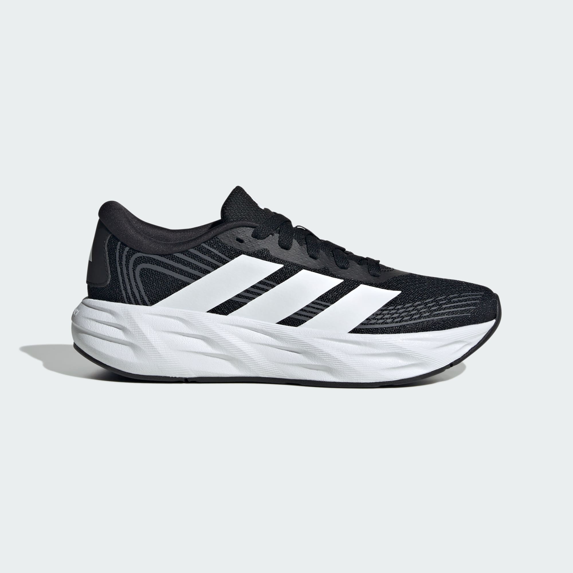 ADIDAS KID'S GALAXY 8 BLACK/WHITE RUNNING SHOES