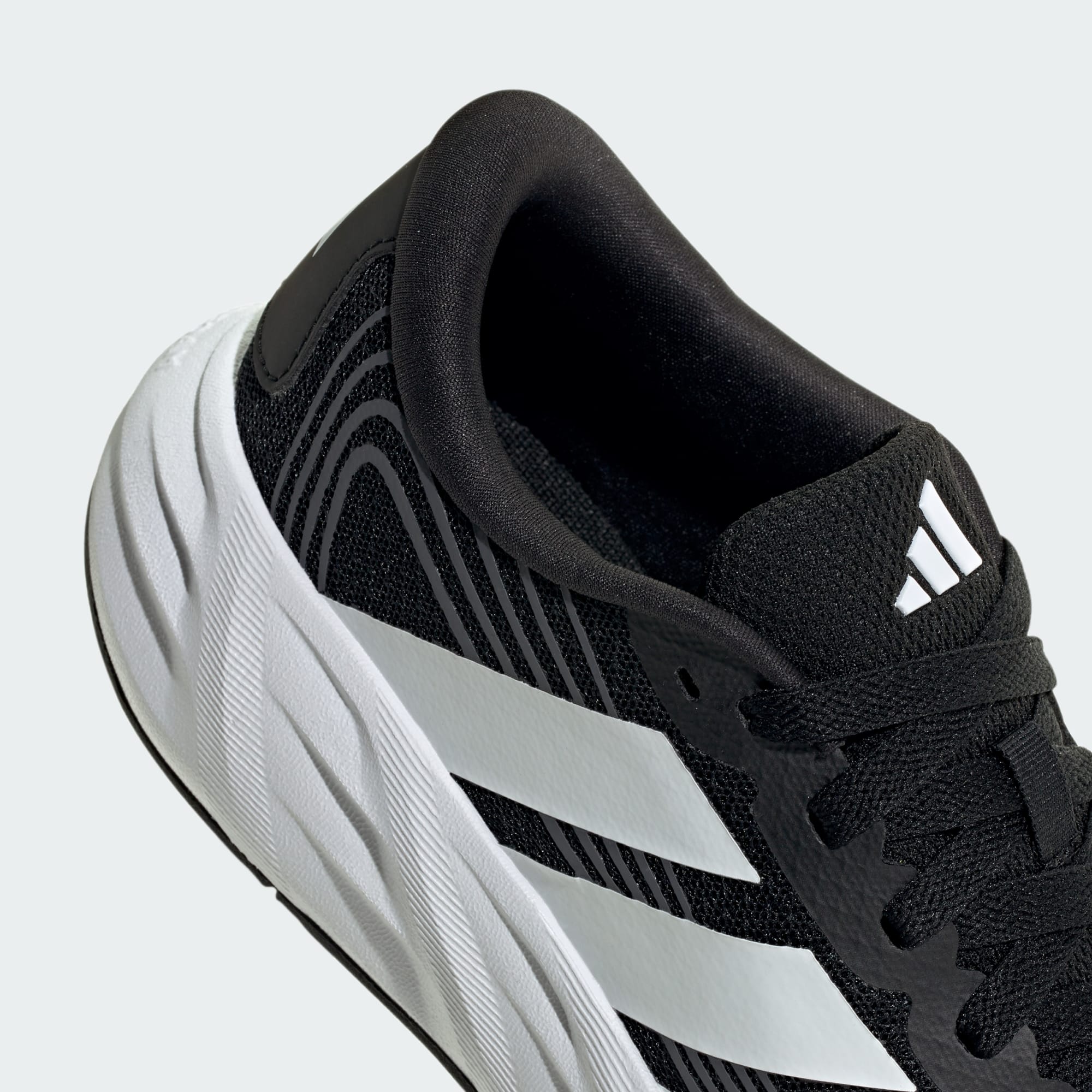 ADIDAS KID'S GALAXY 8 BLACK/WHITE RUNNING SHOES