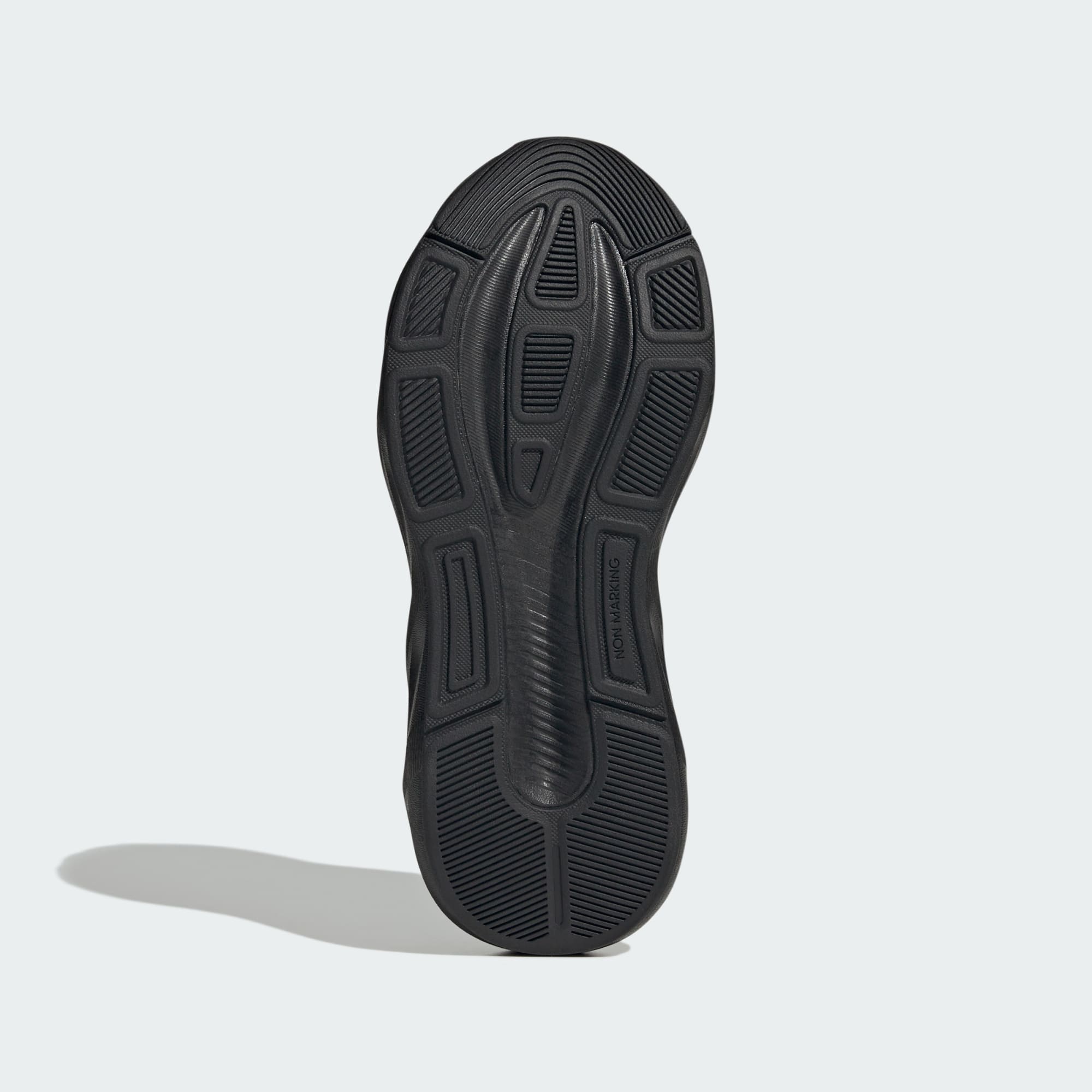 ADIDAS KID'S GALAXY 8 TRIPLE BLACK RUNNING SHOES