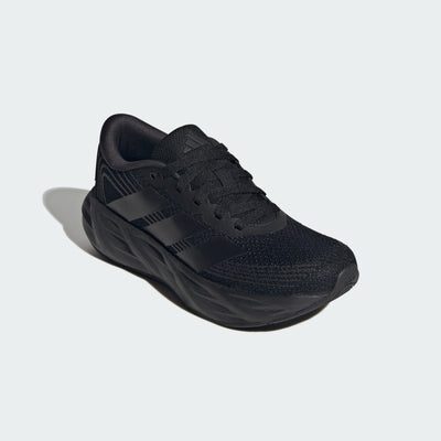 ADIDAS KID'S GALAXY 8 TRIPLE BLACK RUNNING SHOES
