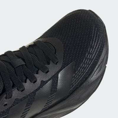 ADIDAS KID'S GALAXY 8 TRIPLE BLACK RUNNING SHOES