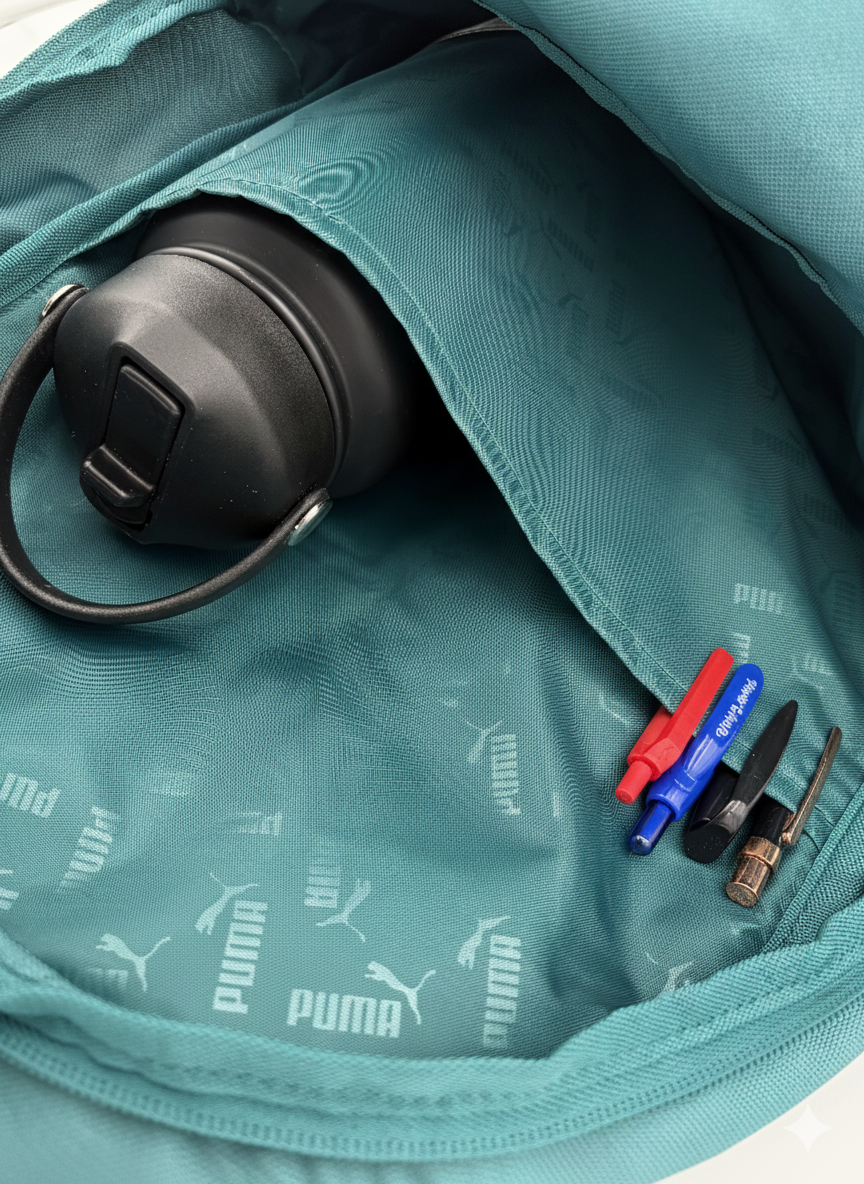 Puma Phase Top Tape Green Backpack