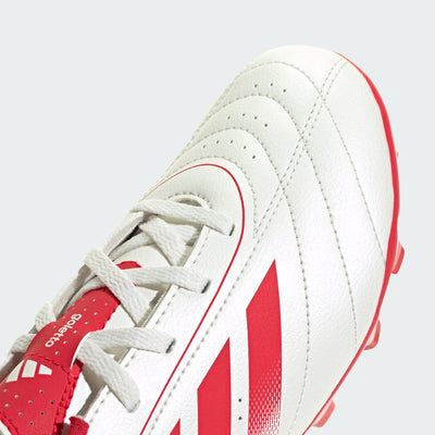 Adidas Kid's Goletto Ix Fg/Mg White/Ruby Football Boots