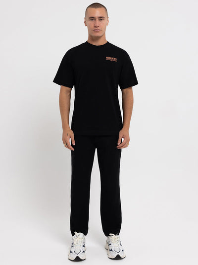 HENLEYS MEN'S CHAMPIONS BLACK/GOLD T-SHIRT