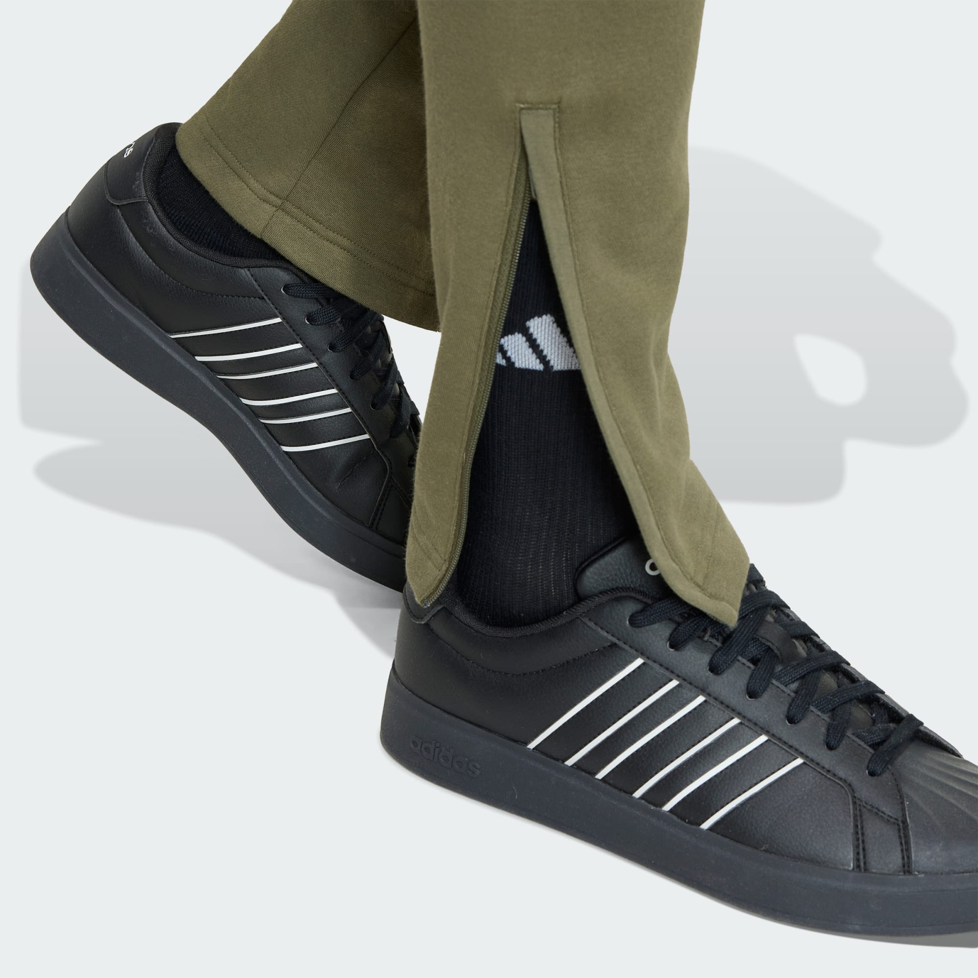 Adidas Men's House Of Tiro Fleece Olive/Black Trackpants