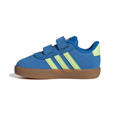 Adidas Kid's Vl Court 3.0 Royal/Lime Sneaker Shoes