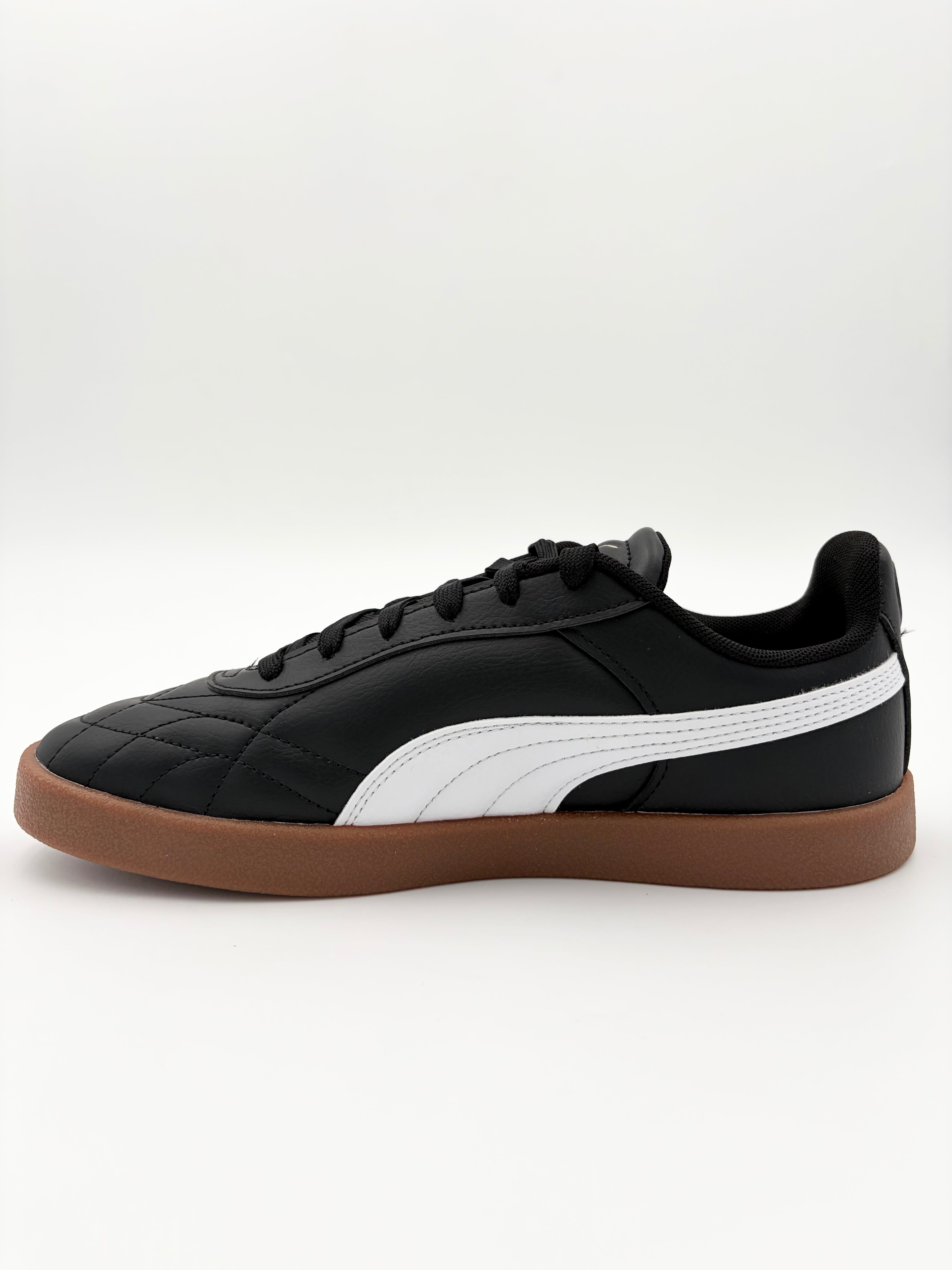 Puma Kid's Club Ii Indoor Black/White Sneaker Shoes