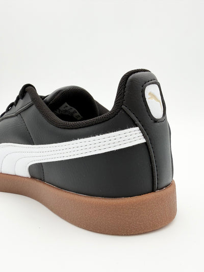 Puma Kid's Club Ii Indoor Black/White Sneaker Shoes