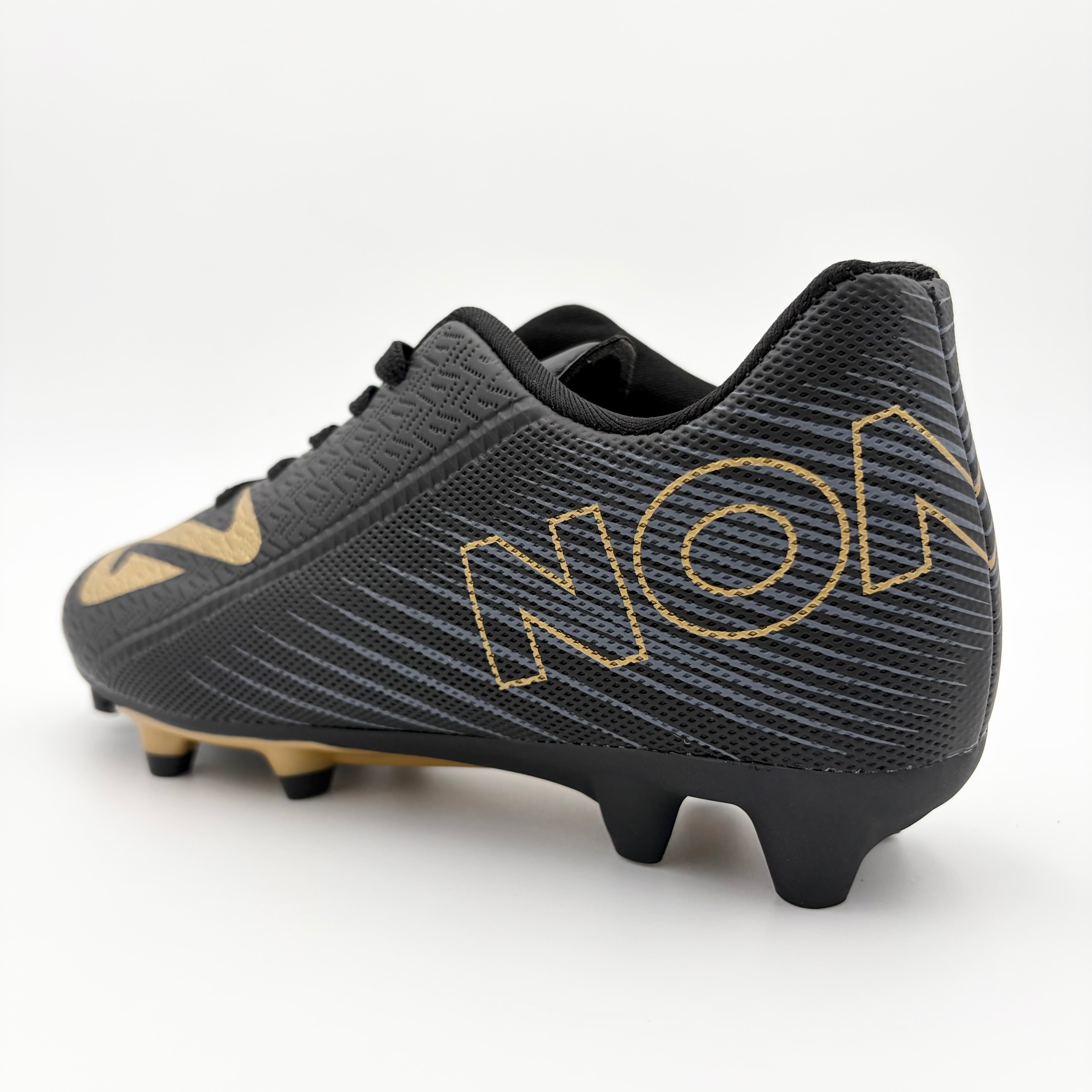 Nomis Kid's Ultimate Fg Black/Gold Football Boots