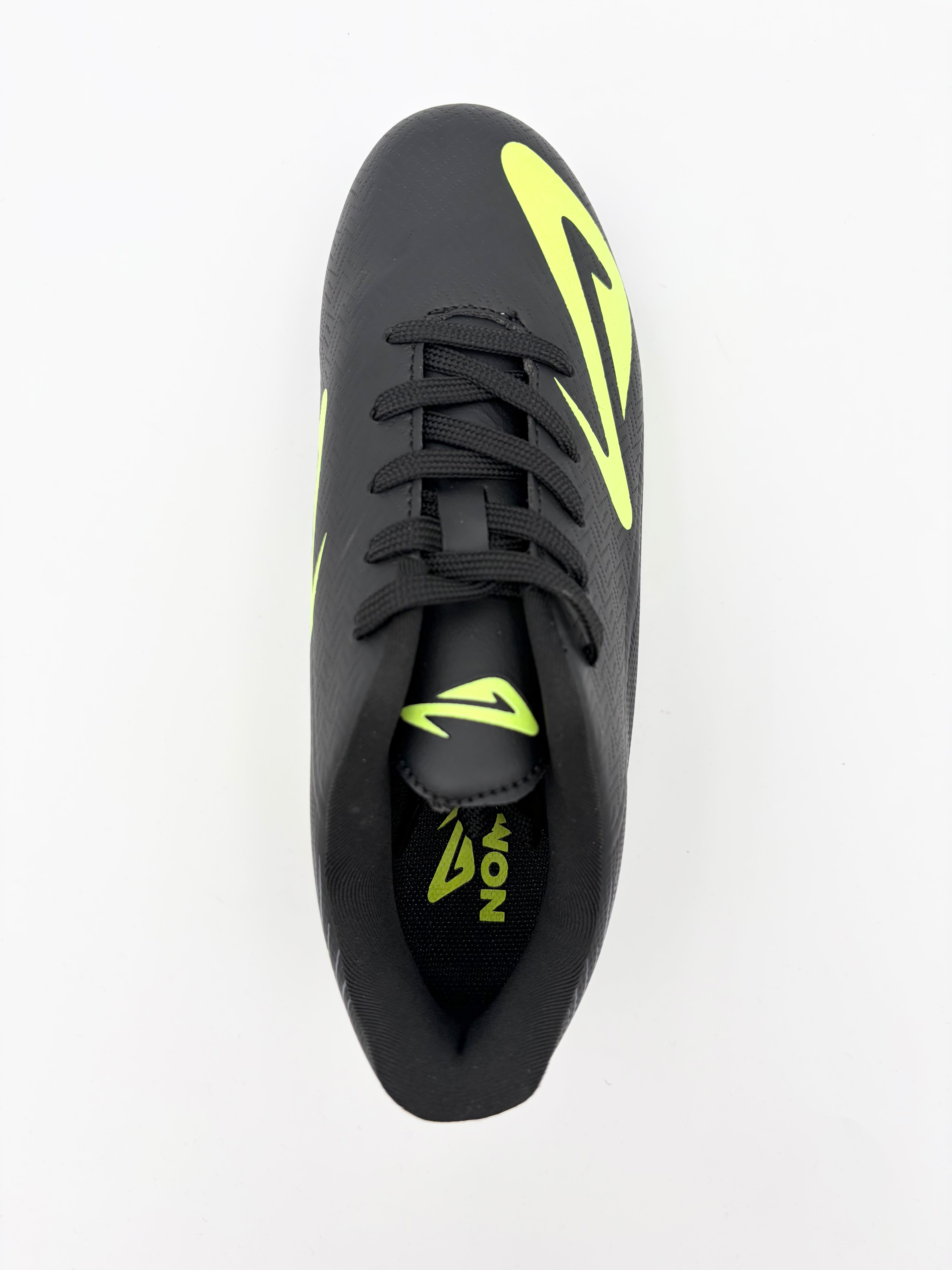 Nomis Kid's Ultimate Fg Black/Lime Football Boots