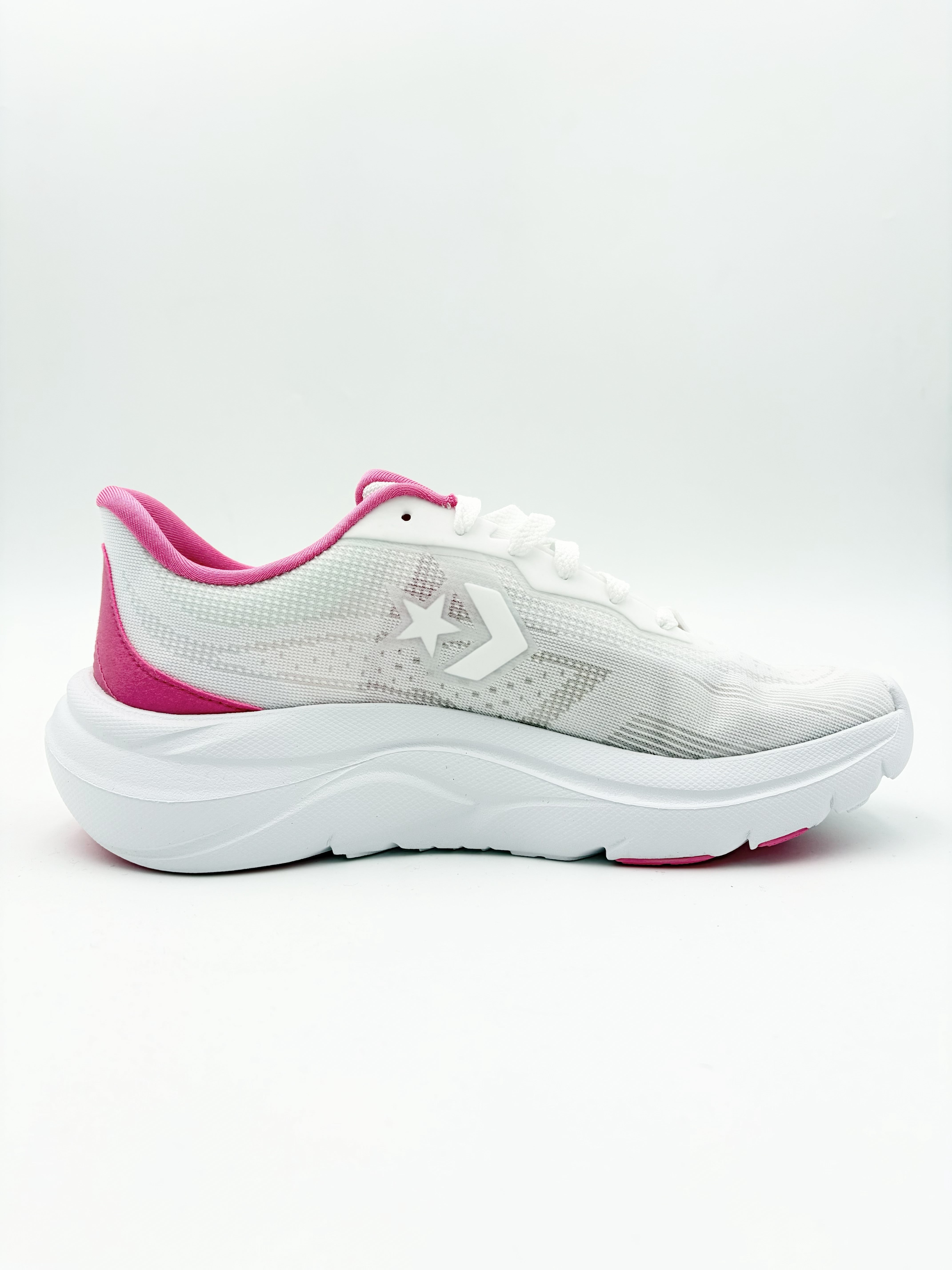 Converse Unisex Day One Runner White/Pink Running Shoe