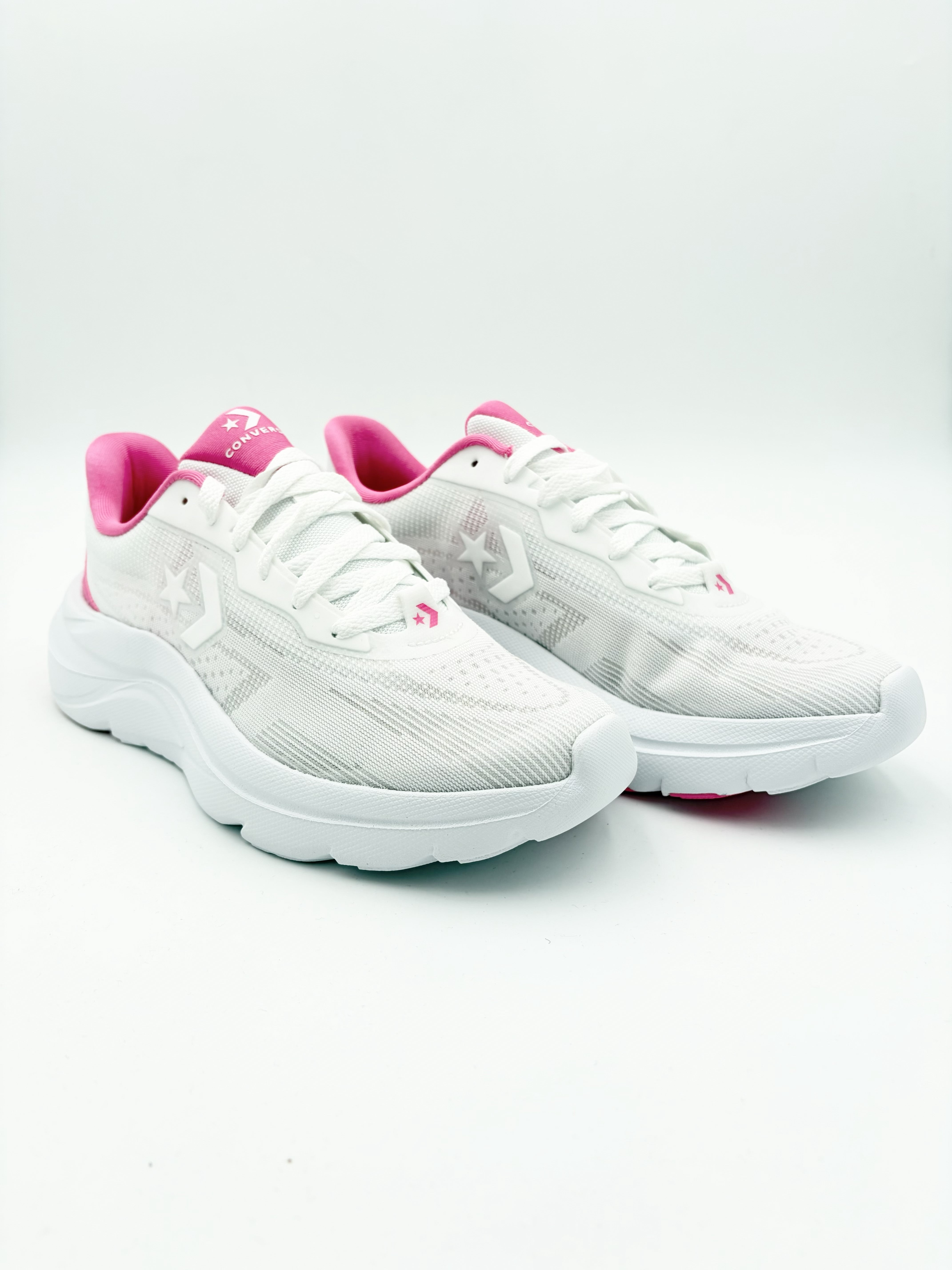 Converse Unisex Day One Runner White/Pink Running Shoe