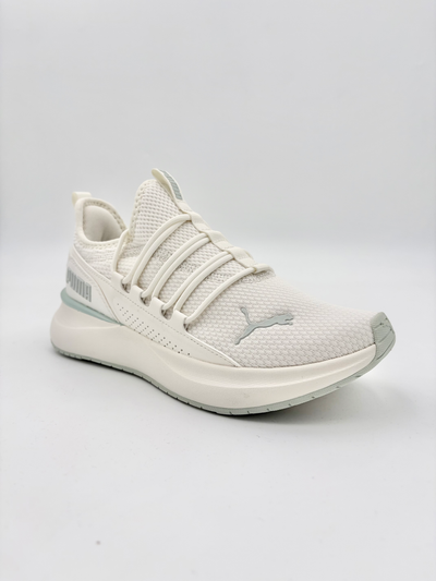PUMA WOMEN'S SOFTRIDE CARSON 2 PULSE CREAM/MINT SNEAKER SHOES