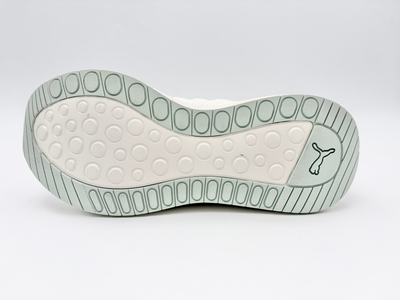 PUMA WOMEN'S SOFTRIDE CARSON 2 PULSE CREAM/MINT SNEAKER SHOES
