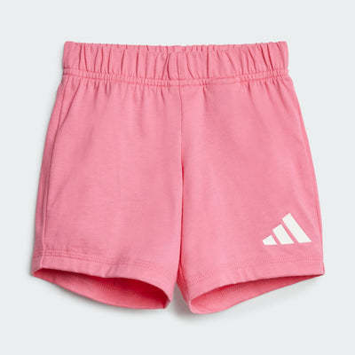 Adidas Kid's Big Logo Pink Tee Set
