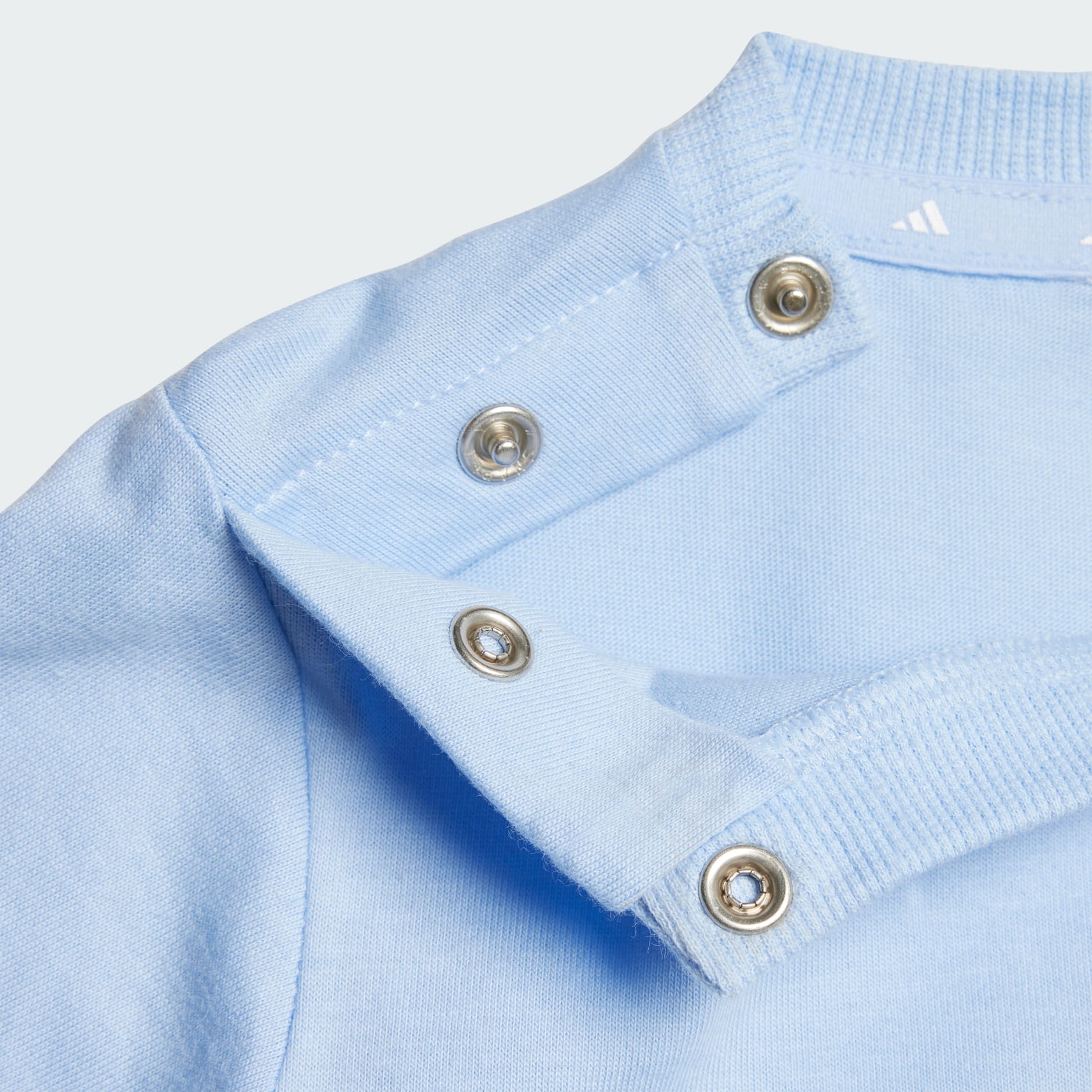 Adidas Kid's Big Logo Blue Tee Set