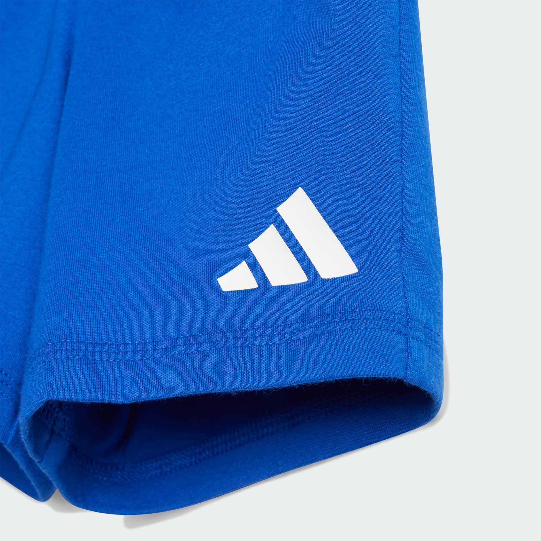 Adidas Kid's Big Logo Blue Tee Set