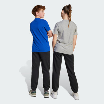ADIDAS KID'S ESSENTIALS SMALL LOGO FLEECE BLACK PANTS