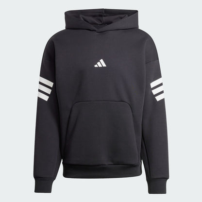 Adidas Men's Future Icons 3-Stripes Black Hoodie – INSPORT