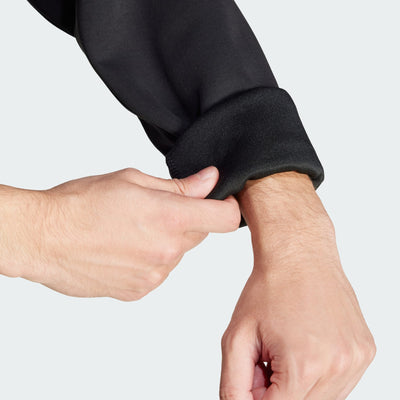 Adidas Men's Future Icons 3-Stripes Black Hoodie