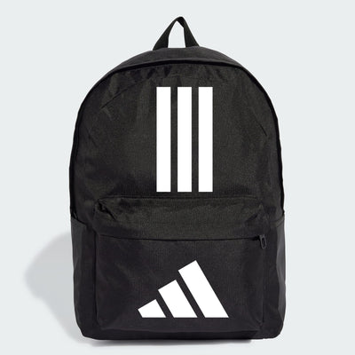 Adidas Back-To-School 3 Stripe Bar Black/White Backpack