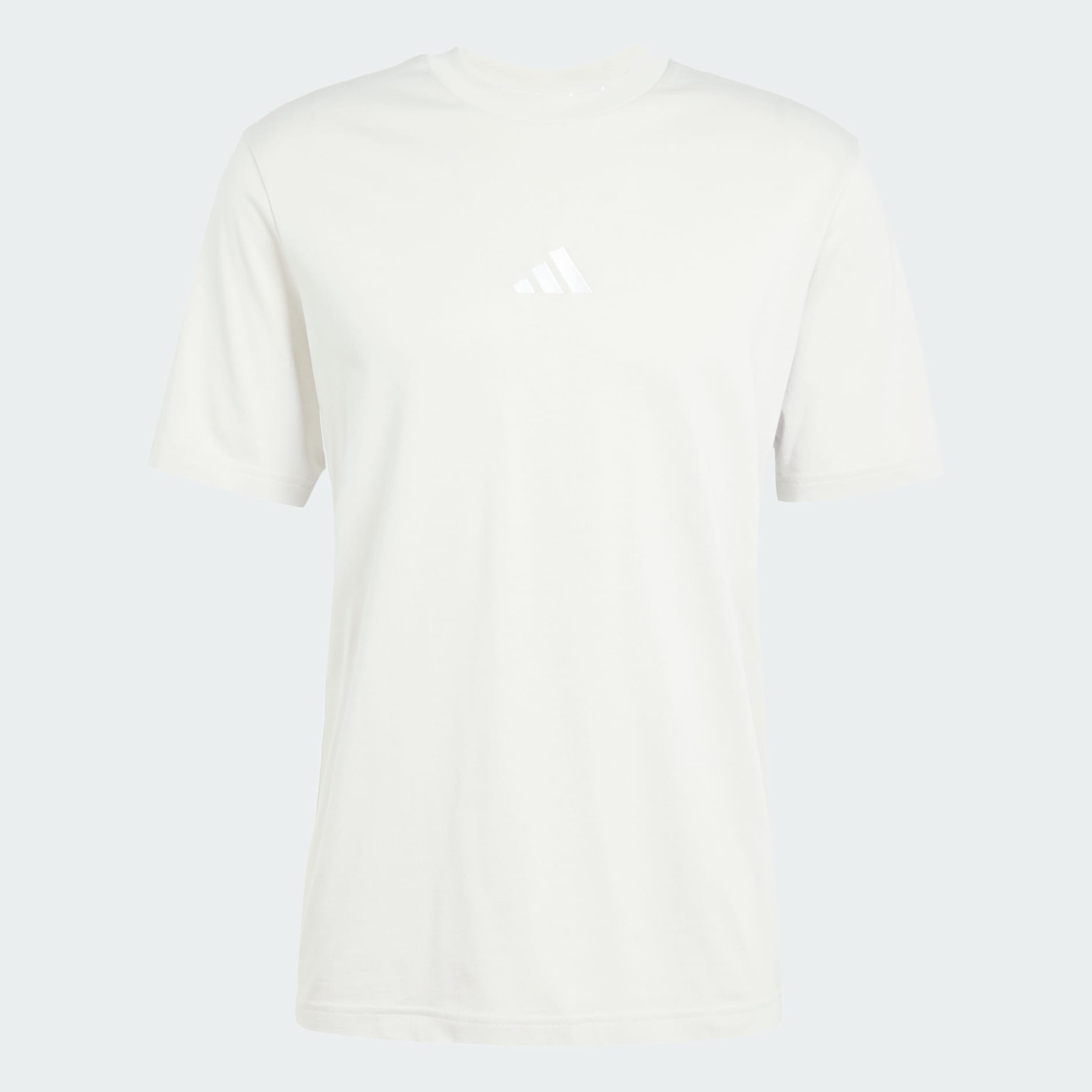 Adidas Men's 3-Stripes Small Logo Alumina Tee