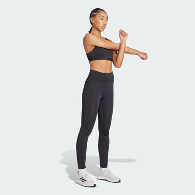 ADIDAS WOMEN'S ALL ME ESSENTIALS MEDIUM SUPPORT BLACK BRA