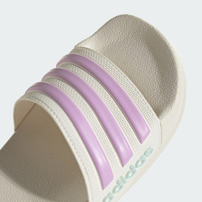 Addias Kid's Adilette Shower White/Pink Slides
